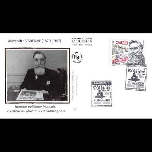 Fdc soie alexandre varenne - fdc,
