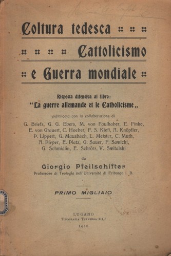 Coltura tedesca cattolicesimo - tedesca,,