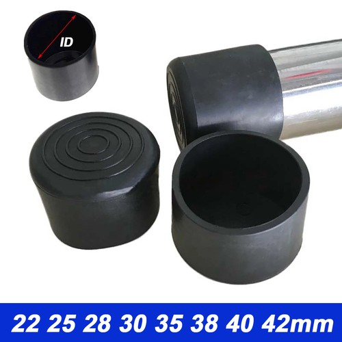 4pz piedini gomma nero - 4pz,
