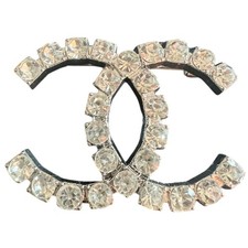 Chanel Spilla Argento Incastro