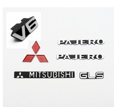 SET LOGO PAJERO in metallo per