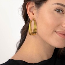 orecchini cerchio grande multi