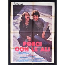 manifesto PORCI CON LE ALI porkins Javicoli Pietrangeli anna nogara A262