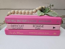 Pink Book Stack: Decorative