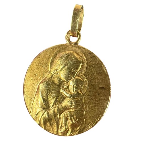 Ciondolo medaglia religiosa - , in