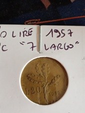 Moneta Italia 20 Lire 1957 /