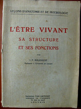 BOUCKAERT - L'ETRE VIVANT SA STRUCTURE ET SES FONCTIONS Anatomia e fisiologia