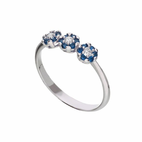 Anello oro bianco carati - anello,
