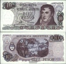 Argentina Pick-No.: 300 nuevo 1976 10 Pesos