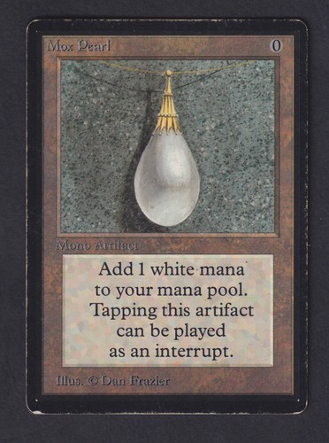 Magic mtg mox pearl beta - beta,