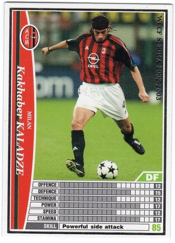 Figurina card wccf european - figurina,