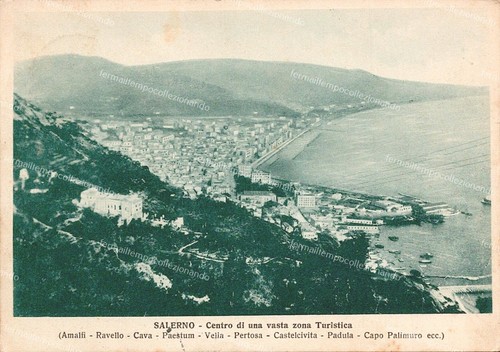 De160 cartolina salerno - de160, citta'