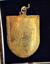Medaglia Tiro al Piattello in Argento d'orato 800