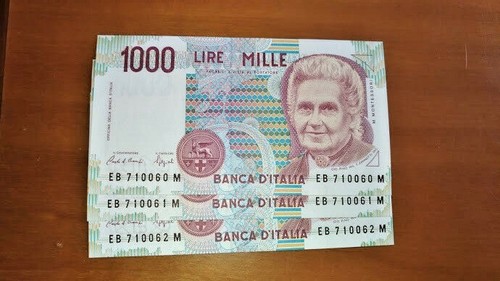 Banconote mille lire - banconote,