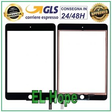 TOUCH SCREEN PER APPLE IPAD MINI 4 WIFI 3G A1538 A1550 VETRO NERO 