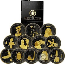 ANTICO EGITTO Set 12 Monete 50 Centesimi Isole Salomone 2024