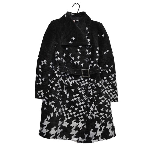 Giacca cappotto donna nero con