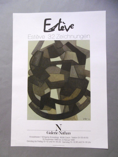 Estève maurice affiche - maurice,