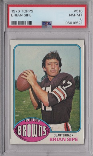 Brian sipe 1976 topps - sipe,