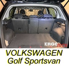 Divisorio Griglia Rete Divisoria per VOLKSWAGEN Golf Sportsvan, cani e bagagli