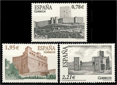 Spagna 4170 2005 castelli - spagna, 4170/72