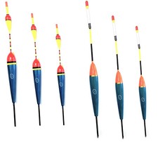 6 Galleggianti Inglesi e Scorrevoli Pesca Trota Carpa Orata Spigola Mare Lago