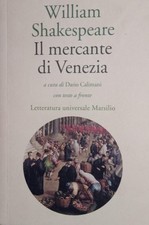 William Shakespeare - Il mercante di Venezia - Marsilio - 2016