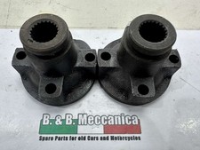 COPPIA MANICOTTI SEMIASSE FLANGIA GIUNTO FIAT 500 D BUCO PICCOLO VEDI DESCRIZ...
