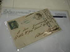 ASI Antichi Stati Mio album Sicilia 1 Lettera 1859 Storia Postale FOTO