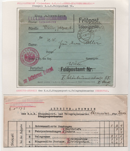 Austria 1915 esercito feldpost - esercito,