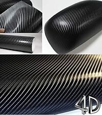 Pellicola Adesiva Auto Moto Fibra Di Carbonio 4D Nero In Vinile 75x200cm awe