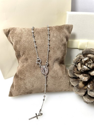 Collana rosario diamantato - collana,