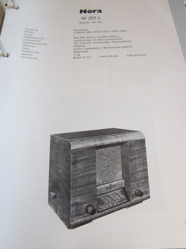 Schema elettrico radio nora - elettrico,