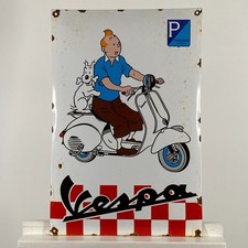 Insegna smaltata Piaggio Vespa