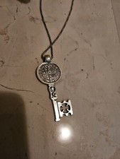Collana chiave a ciondolo Argento