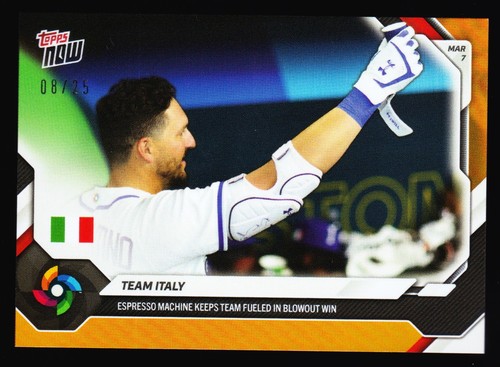 Team italy 2026 topps now - team,
