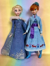 RARO Disney Store Anna ed Elsa Olafs Frozen Adventure Doll Set Natale Inverno