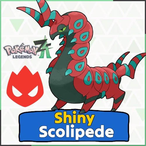 Shiny alpha scolipede - shiny, lv.