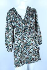 ABITO DONNA MULTICOLOR A FIORI TG SIZE T U