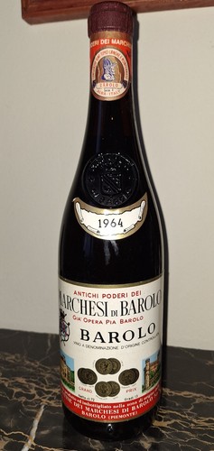 Bottiglia barolo doc anno - , 1964