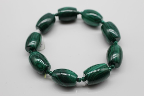 Malachite bracciale stretch - malachite,