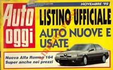 Auto oggi - Listino ufficiale