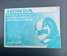 Manuale uso e manutenzione Honda VFR750F con impianto elettrico