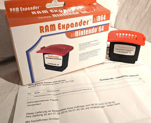 Nintendo n64 4mb - 64, ram