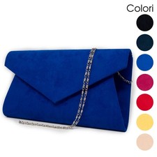Pochette scamosciata elegante