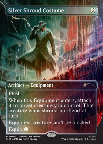 Costume sindone argento mtg - argento,