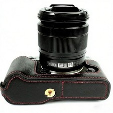 Custodia in pelle per Fujifilm
