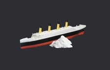 RMS Titanic + Iceberg -