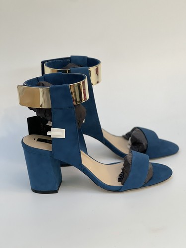 Zara blu caviglia - blu, cinturino