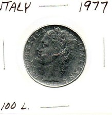 Italy 100 Lire 1977-R as